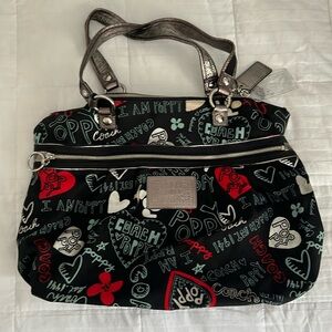 Coach vintage poppy handbag